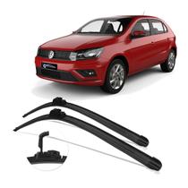 Kit Par Dianteiro Palheta Limpador de Parabrisa Vw Gol G5 2009 a 2012 Kit Par Dianteiro Palheta Limpador de Parabrisa Vw Gol G5 2009 a 2012