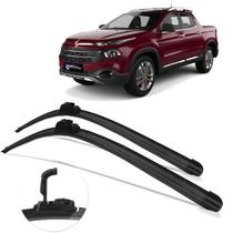 Kit Par Dianteiro Palhetas Limpador de Parabrisa Fiat Toro 2016 2017 À 2020 2021