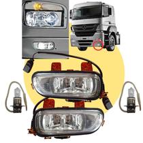 Kit Par Farol De Milha + Par Lâmpadas H3 Mercedes-benz Axor