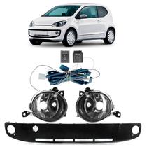Kit Par Farol Milha Auxiliar Moldura Parachoque Up 2014 2015 2016 2017 Completo Lente Lisa Vidro Moldura Preta Furo Milha Kit Par Farol Milha Auxiliar Moldura Parachoque Up 2014 2015 2016 2017 Completo Lente Lisa Vidro Moldura Preta Furo Milha
