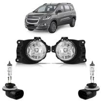 Kit Par Farol Milha Auxiliar Par Lâmpada H27 Spin 2012 2013 2014 2015 Lente Lisa Acrílico Kit Par Farol Milha Auxiliar Par Lâmpada H27 Spin 2012 2013 2014 2015 Lente Lisa Acrílico