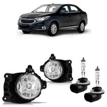 Kit Par Farol Milha Auxiliar Par Lâmpada Halógena Cobalt 2011 2012 2013 2014 2015 2016 2017 2018 2019 2020 Lisa Acrílico