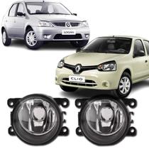 Kit Par Farol Milha Neblina Renault Clio Logan 2007 A 2020