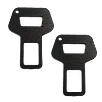 kit par Fivela cinto de segurança anti alarme apito cancela som - 2 unid