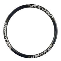 Kit Par Folha De Aro 29 Vzan Vmaxx DH 36 Furos Sem Ilhós Freio A Disco Preto C/ Adesivos Kit Par Folha De Aro 29 Vzan Vmaxx DH 36 Furos Sem Ilhós Freio A Disco Preto C/ Adesivos