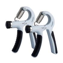 Kit Par Hand Grips Flexor Ajustável Fortalecedor Fisioterapia