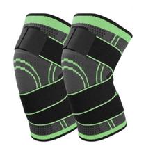 Kit Par Joelheira Compressão Ajustável Ortopédica Elástica Alívio Dor Proteção Esportes Preto Kit Par Joelheira Compressão Ajustável Ortopédica Elástica Alívio Dor Proteção Esportes Preto
