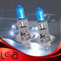 Kit Par Lampada Super Branca 8500k H1 H3 H4 H7 H8 H11 Hb3 Hb4 H27