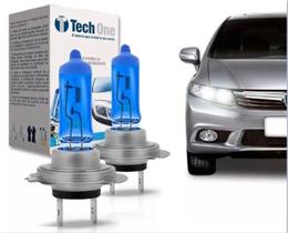 Kit Par Lampada Super Branca Tipo Xenon 8500k H7 110W 12V