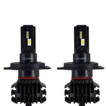 Kit Par Lâmpada Super Ultra Led Plus Automotiva H4 Bi 12000 Lumens 6500K Cinoy YN-LSLH4P