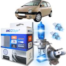 Kit par lâmpadas super branca conector h4 8500k shocklight + par leds pingo conector t10 universal Kit par lâmpadas super branca conector h4 8500k shocklight + par leds pingo conector t10 universal
