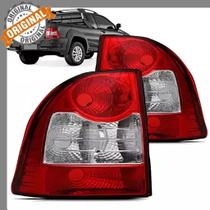 Kit Par Lanterna Canto Traseira Bicolor Strada 2008 2009 2010 2011 2012 2013