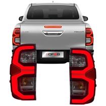 Kit Par Lanterna Led Hilux 2016 A 2024 Modelo 2021 Srx - DFEB