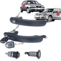 Kit Par Maçaneta Externa Porta + Cilindro Porta Malas + Cilindro Ignição para VW Volkswagen Gol / Parati - 4 Portas - G3 Kit Par Maçaneta Externa Porta + Cilindro Porta Malas + Cilindro Ignição para VW Volkswagen Gol / Parati - 4 Portas - G3