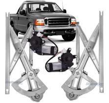 Kit Par Maquina + Motor Vidro Eletrico F250 F350 4000