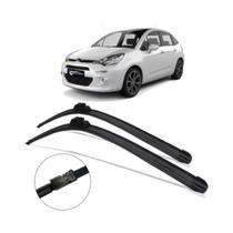 Kit Par Palheta Limpador de Parabrisa Citroen C3 2005 2006 2007 2008 2009 2010 2011 2012 Kit Par Palheta Limpador de Parabrisa Citroen C3 2005 2006 2007 2008 2009 2010 2011 2012