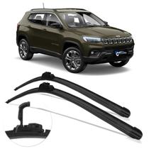 Kit Par Palheta Limpador de Parabrisa Jeep Compass 2017 2018 2019