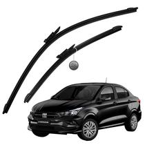 Kit Par Palheta Limpador Parabrisa Silicone VCLEAR Fiat Argo Cronos Pulse Uno Novo 2015 a 2024 Design Flex Slim AntiRuído Kit Par Palheta Limpador Parabrisa Silicone VCLEAR Fiat Argo Cronos Pulse Uno Novo 2015 a 2024 Design Flex Slim AntiRuído