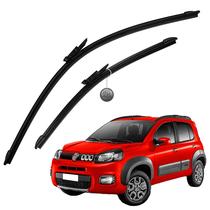 Kit Par Palheta Limpador Parabrisa Silicone VCLEAR Fiat Argo Cronos Pulse Uno Novo 2015 a 2024 Design Flex Slim AntiRuído Kit Par Palheta Limpador Parabrisa Silicone VCLEAR Fiat Argo Cronos Pulse Uno Novo 2015 a 2024 Design Flex Slim AntiRuído