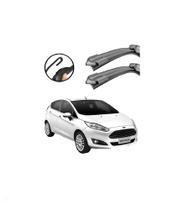 Kit Par Palhetas Automotiva Limpadoras Para-brisa Ford Fiesta 2005/13 Kit Par Palhetas Automotiva Limpadoras Para-brisa Ford Fiesta 2005/13