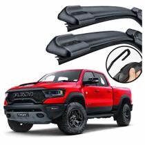 Kit Par Palhetas Automotiva Limpadores Para-brisa Dodge Ram 1500 2021/2025 Linha Premium