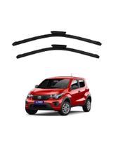 Kit Par Palhetas Automotiva Limpadores Para-brisa Fiat Mobi 20/25