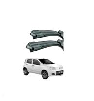 Kit Par Palhetas Automotiva Limpadores Para-brisa Fiat Novo Uno 2010/25