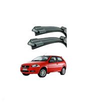 Kit Par Palhetas Automotiva Limpadores Para-brisa Palio Siena 01/11