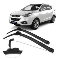 Kit par palhetas limpador parabrisa hyundai ix35 2008 em diante