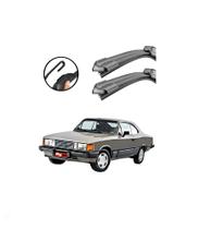 Kit Par Palhetas Para-brisa Limpadoras Automotiva Caravam Diplomata Opala