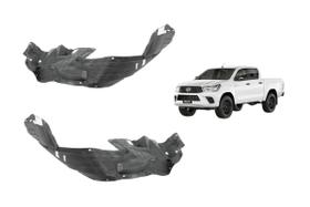 Kit par paralama interno (parabarro) dianteiro hilux dupla 16/23