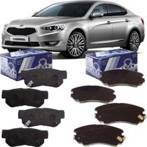 Kit par pastilha freio dianteira + traseira - cadenza 2012 a 2013 - kit01021