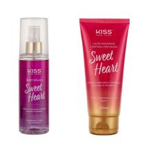 Kit par perfeito para seu corpo loção corporal e body splash sweet heart kiss new york Kit par perfeito para seu corpo loção corporal e body splash sweet heart kiss new york
