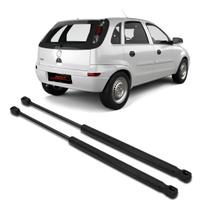 Kit Par Pistão Amortecedor Tampa Traseira Porta Malas Corsa Hatch 2002 2003 2004 2005 2006 a 2012