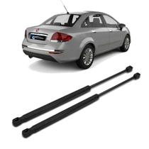 Kit Par Pistão Amortecedor Tampa Traseira Porta Malas Fiat Linea 2008 2009 2010 2011 2012 2013 2014 2015 2016