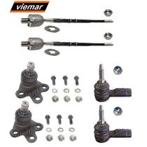 Kit par pivo + articulacao axial e terminal de direcao - chevrolet tracker 2013 a 2015 - kit00154