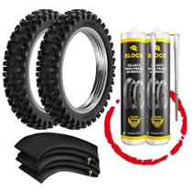 Kit Par Pneu Crf250 Xr250 Lander Tenere 80/100-21 + 110/100-18 Rw33 Rinaldi + Camara + Selante Kit Par Pneu Crf250 Xr250 Lander Tenere 80/100-21 + 110/100-18 Rw33 Rinaldi + Camara + Selante