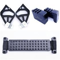 Kit Par Sapata + Par Catraca Trava D + Cinta para Escada de Fibra de Vidro Extensível