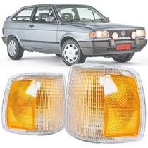 Kit Par Seta Pisca Lente Cristal Direita e Esquerda Lado Motorista e Passageiro Gol Saveiro Parati 91 92 93 94 95 96 Sistema Modelo Arteb