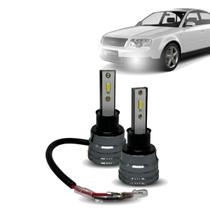 Kit Par Super Led Mini Rayx A6 1997 Á 2001 Farol Alto Baixo Milha