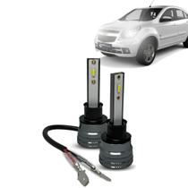 Kit Par Super Led Mini Rayx Agile 2010 2011 Farol Alto Baixo Milha