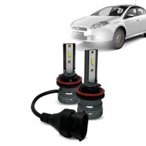 Kit Par Super Led Mini Rayx Bravo 15 16 Farol Alto Baixo Milha