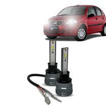 Kit Par Super Led Mini Rayx C3 2003 À 2008 Farol Alto Baixo Milha Kit Par Super Led Mini Rayx C3 2003 À 2008 Farol Alto Baixo Milha