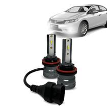 Kit Par Super Led Mini Rayx Civic 15 2016 Farol Alto Baixo Milha Kit Par Super Led Mini Rayx Civic 15 2016 Farol Alto Baixo Milha