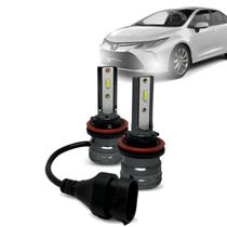 Kit Par Super Led Mini Rayx Corolla 2018 Á 2022 Alto Baixo Milha