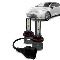 Kit Par Super Led Mini Rayx Corolla 2018 Á 2022 Alto Baixo Milha