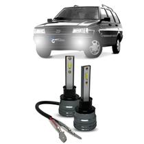 Kit Par Super Led Mini Rayx Elba 85 À 90 Farol Alto Baixo e Milha