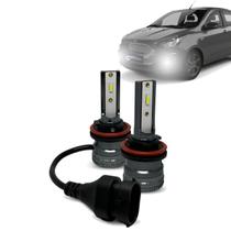 Kit Par Super Led Mini Rayx Ford Ka 21 22 Farol Milha Alto Baixo