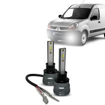 Kit Par Super Led Mini Rayx Kangoo 14 à 16 Farol Alto Baixo Milha