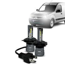Kit Par Super Led Mini Rayx Kangoo 14 à 16 Farol Alto Baixo Milha